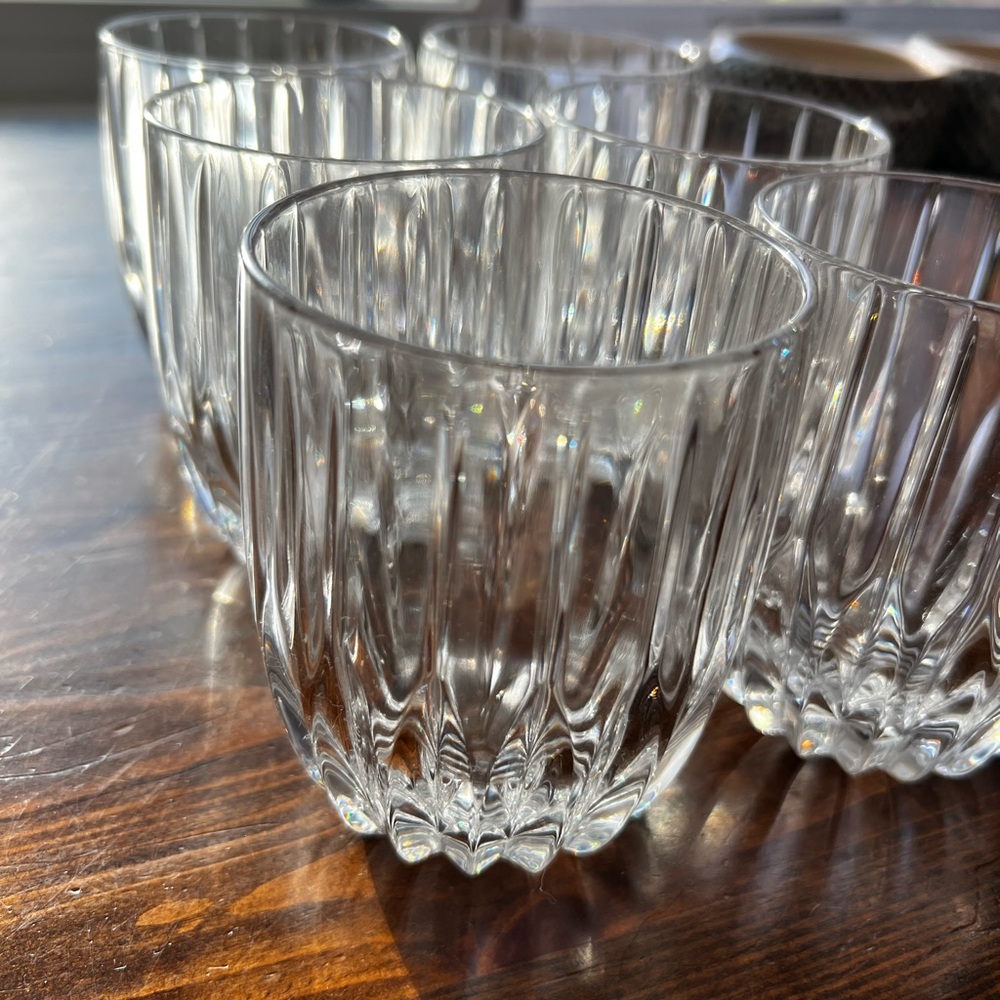 Mikasa “Park Lane” Crystal Glass Set - Picture 3 of 6